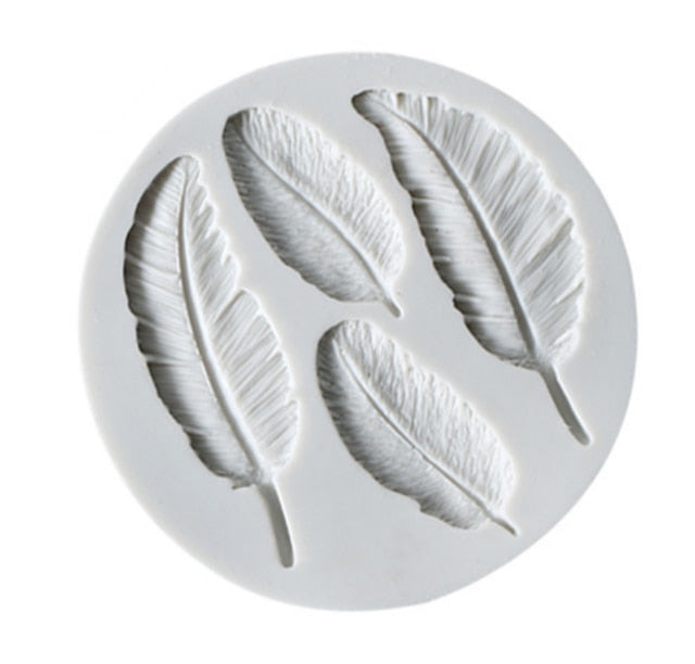 Feathers Fondant Mold | Skanto
