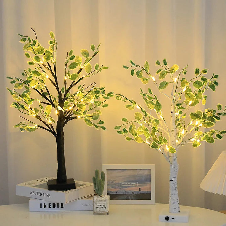 Skanto | Feelys LED Tre med Grønne Blader