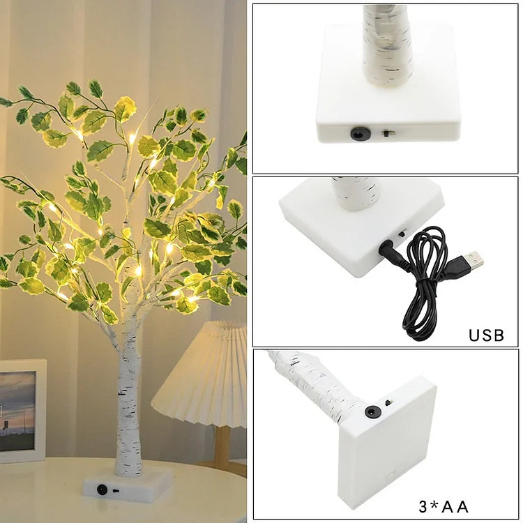 Skanto | Feelys LED Tre med Grønne Blader