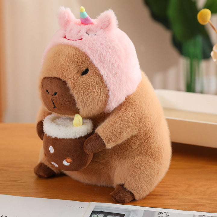 Skanto | CuddleCapy Kosedukke Plush | Kapybara & Kanin Design | Myk Kosedyr i Ulike Stiler & Størrelser