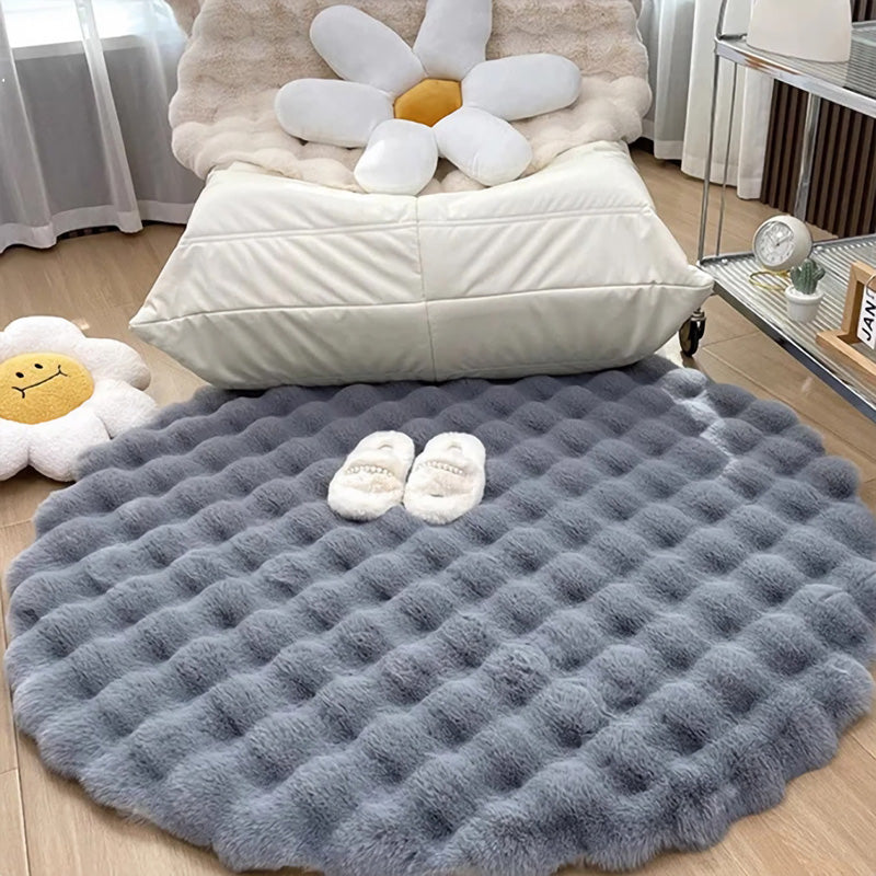 Skanto | Nordisk Rund Plush Gulvmatte