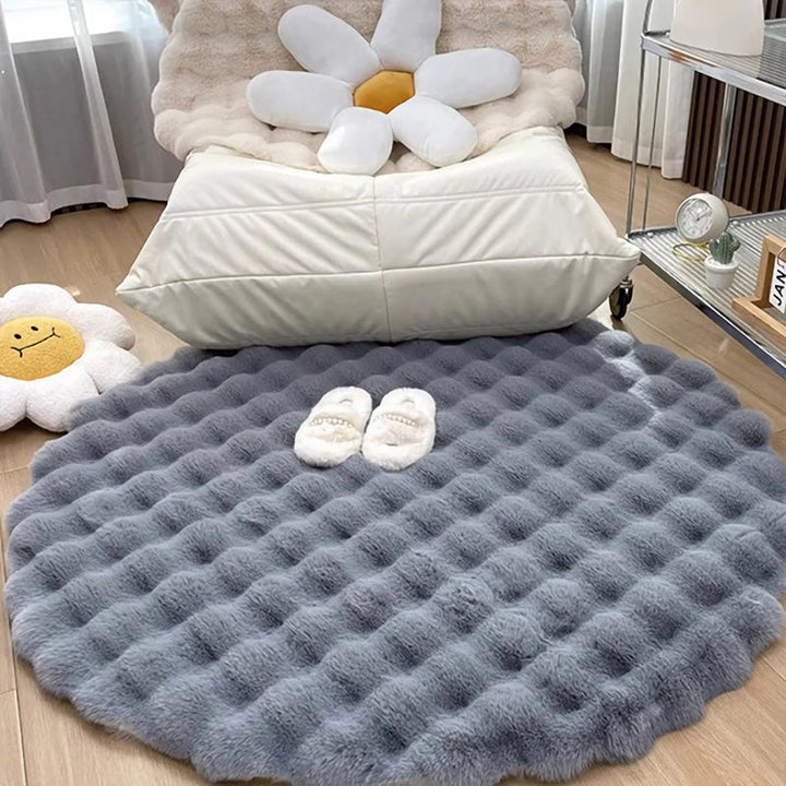 Skanto | Nordisk Rund Plush Gulvmatte