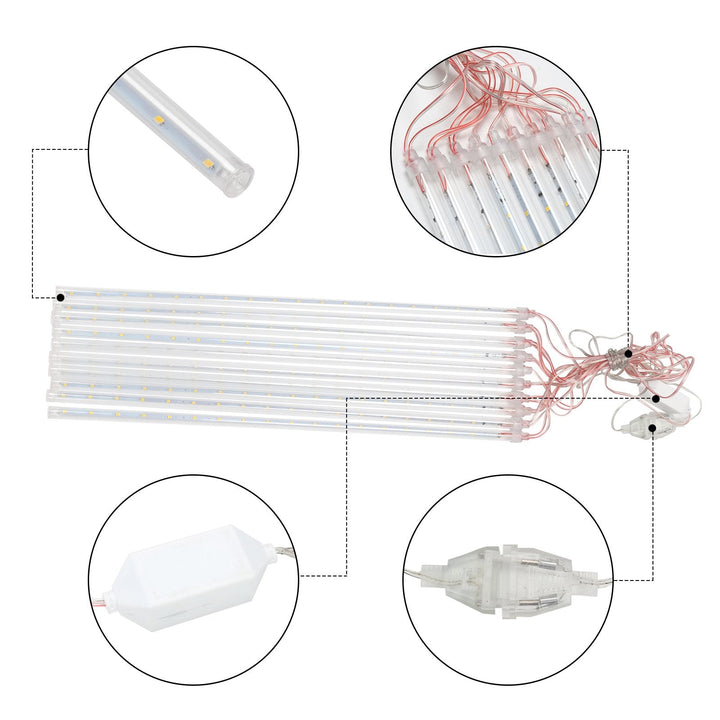 LED Meteor Shower String Light 360 LEDs IP44 | Skanto