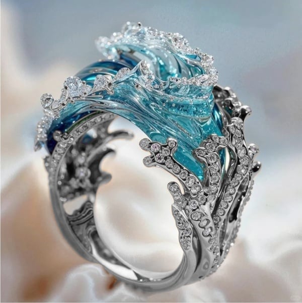 OceanSpirit Necklace - Elegant maritim halskjede i gull/sølv Skanto