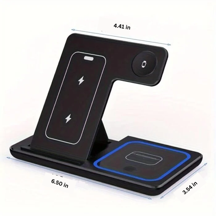 Skanto | 3 i 1 trådløs induksjonslader for iPhone