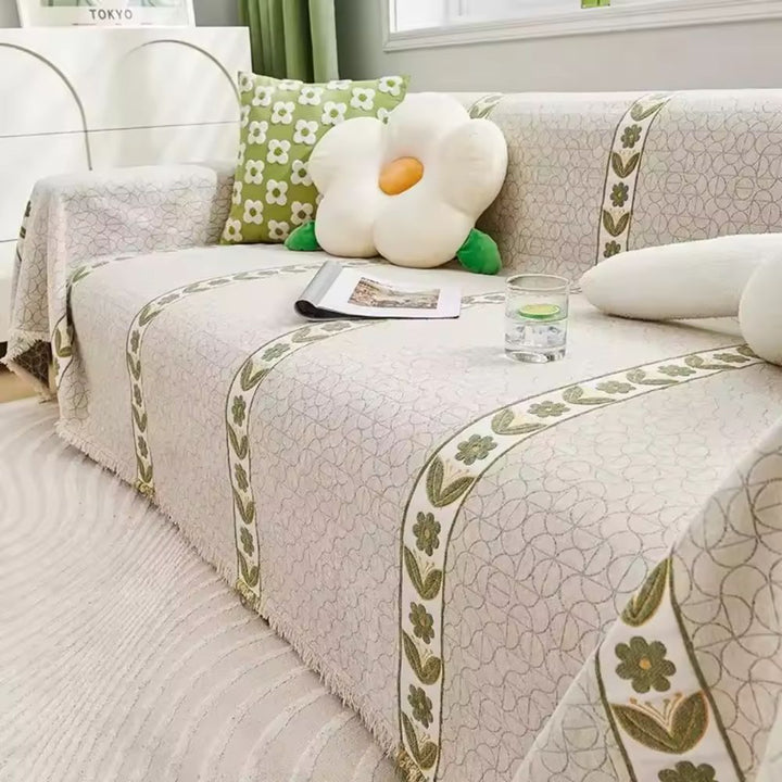 Skanto | Flourish Leaf Sofa Cover