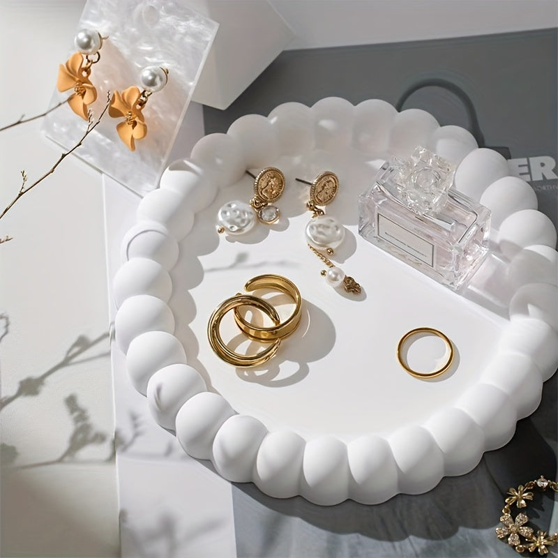 Elegant RingTray - Multifunksjonell Smykkeskål for Stilig Organisering Skanto