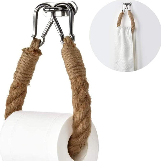 Vegghengt tau toalettpapirholder