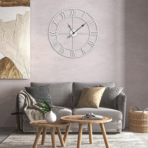 Skanto | Metal Weiß Oro Uhr