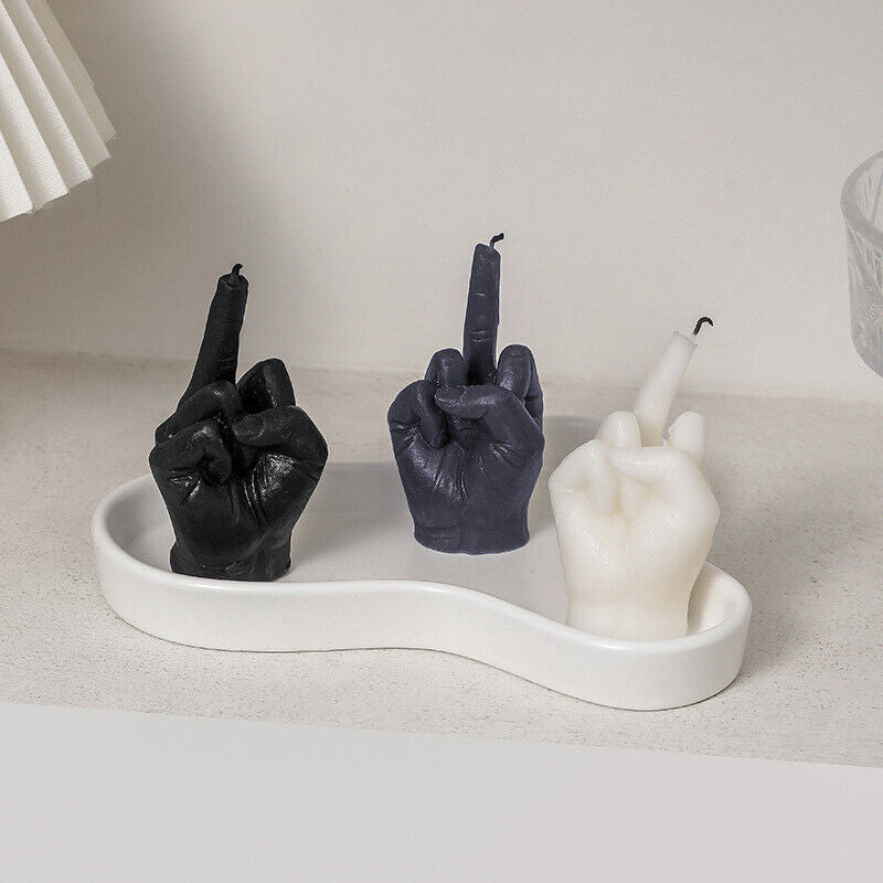Skanto | Kreativ Midtfinger Stearinlys