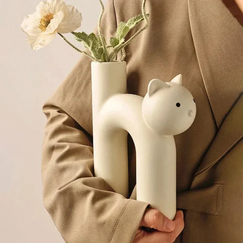 Skanto | Matte Kattunge Blomster Vase
