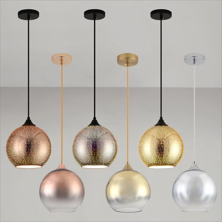 Skanto | Perforert Glass Taklampe