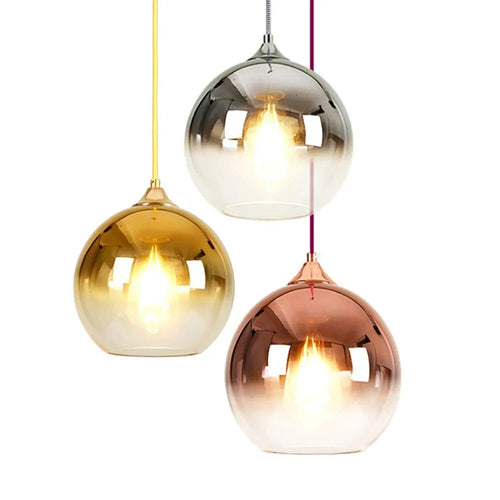 Skanto | Glass Kobber Finish Taklampe
