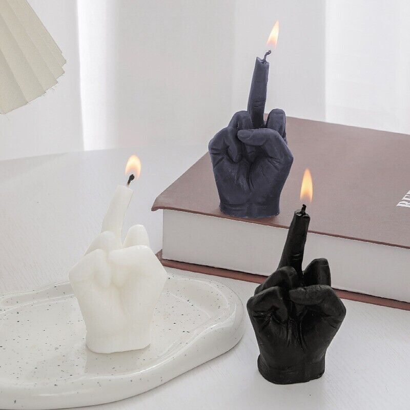 Skanto | Kreativ Midtfinger Stearinlys