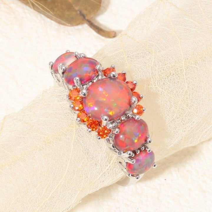 Skanto | Fire Opal Granatring