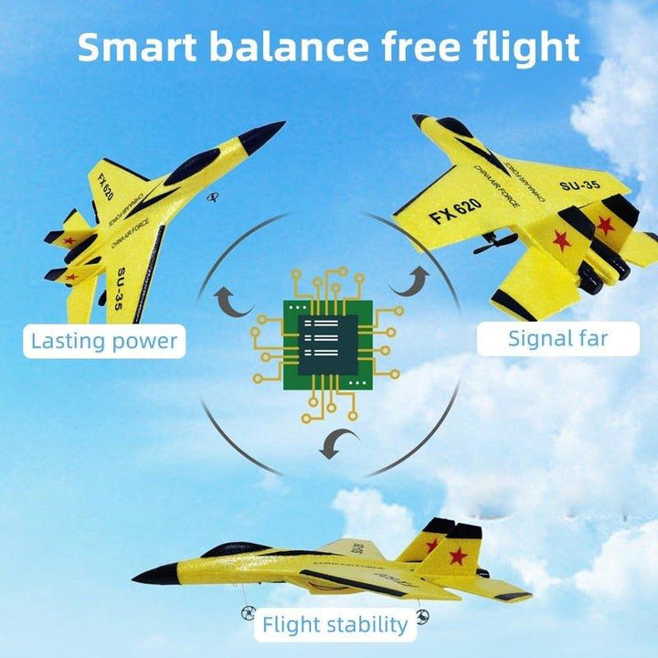 Skanto | Fizzy Plane - Remote Control Fighter Hobby Plane Glider