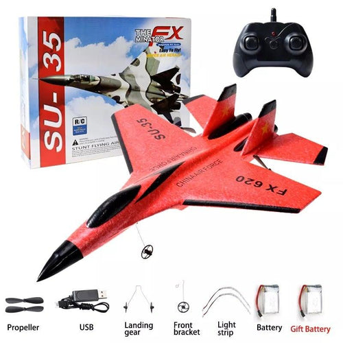 Skanto | Fizzy Plane - Remote Control Fighter Hobby Plane Glider