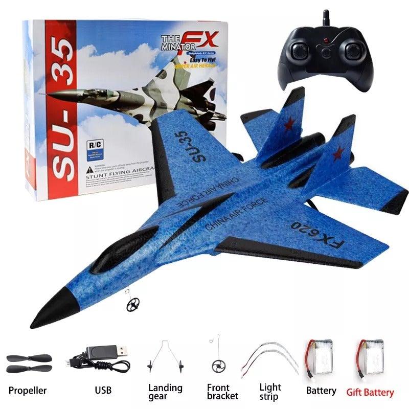 Skanto | Fizzy Plane - Remote Control Fighter Hobby Plane Glider