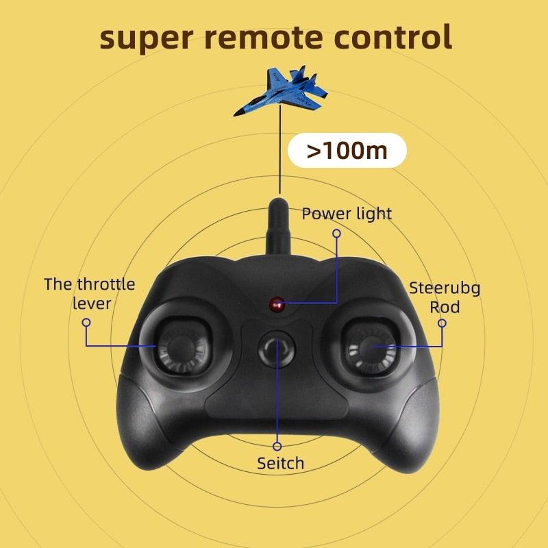 Skanto | Fizzy Plane - Remote Control Fighter Hobby Plane Glider