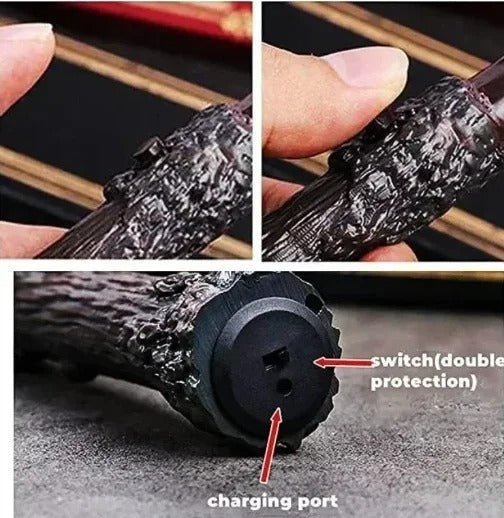 Norvo | Inferno Stav | Magiske flammer i hånden din - Stav med ildkuleeffekt!