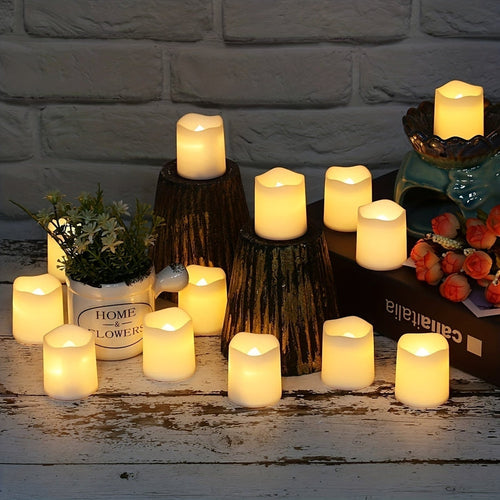 Skanto | LED Stearinlys Varme Hvit Flammeløse Tealights