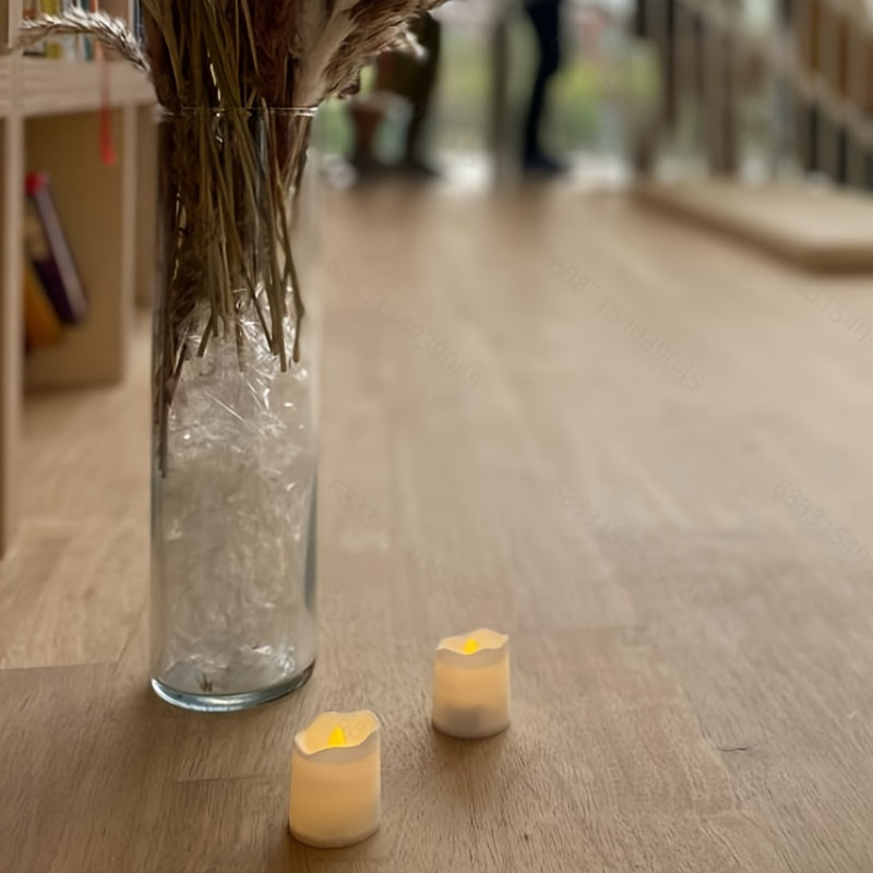 Skanto | LED Stearinlys Varme Hvite Flammefrie Te-lights