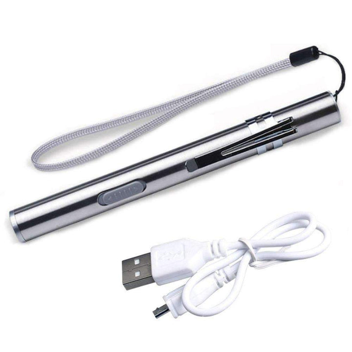 Skanto | USB Lommelykt Kraftig Oppladbar - Aluminiumslegering Vanntett LED