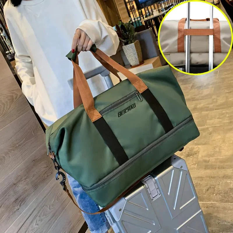 Norvo | STRIDEGEAR – Vanntett Duffel Bag med Skopose & Tørr-Fukt Separasjon