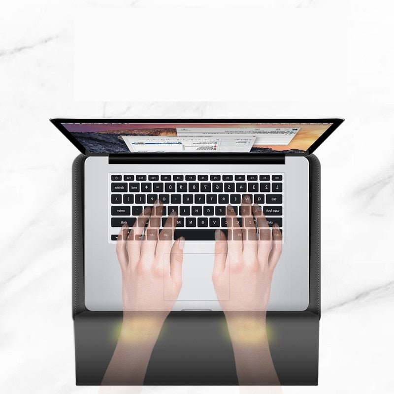 Skanto | FlexiGuard – Slank Vanntett Laptop Sleeve med Støtbeskyttelse & Stativ