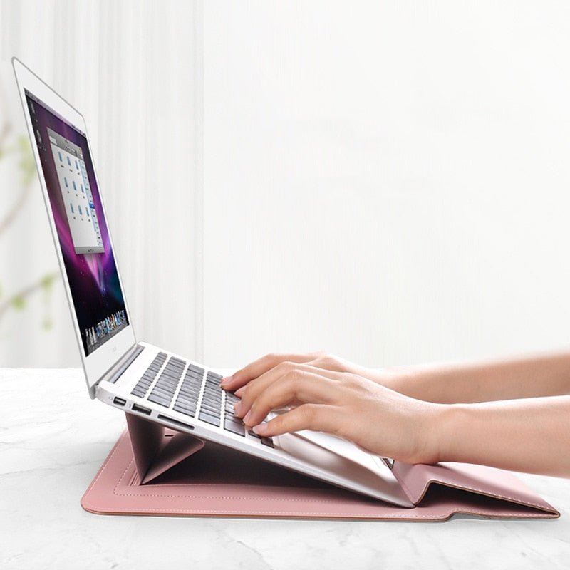 FlexiGuard – Schlanke, wasserdichte Laptoptasche med Stoßschutz og Ständer