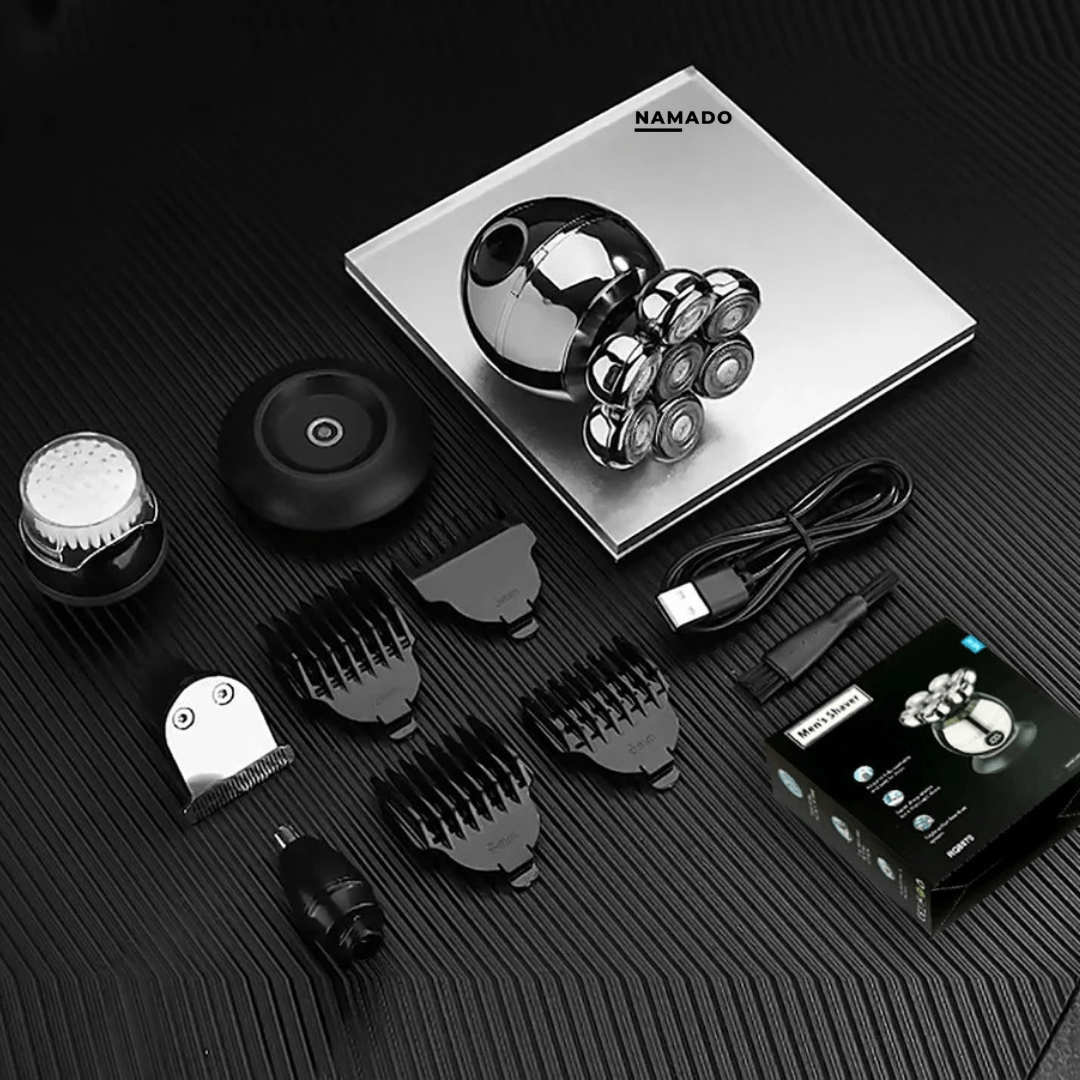 Skanto | FlexiShave Pro – 7D Elektrisk Barberhøvel for Glatt & Irritasjonsfri Barbering