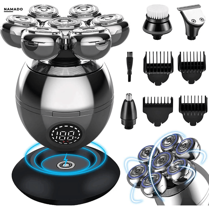 Skanto | FlexiShave Pro – 7D Elektrisk Barberhøvel for Glatt & Irritasjonsfri Barbering