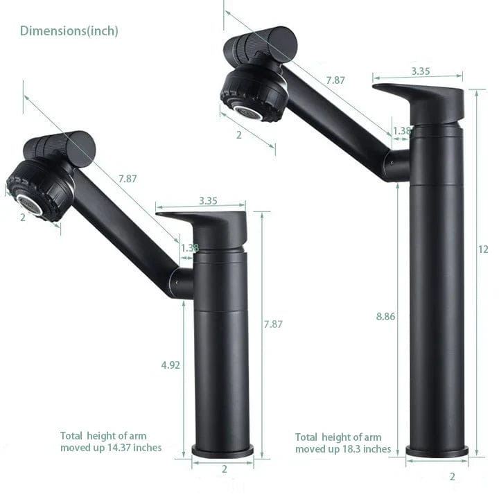 Flexispout – 360° fleksibel Armatur med Sprühfunksjon for mer Komfort am Waschbecken