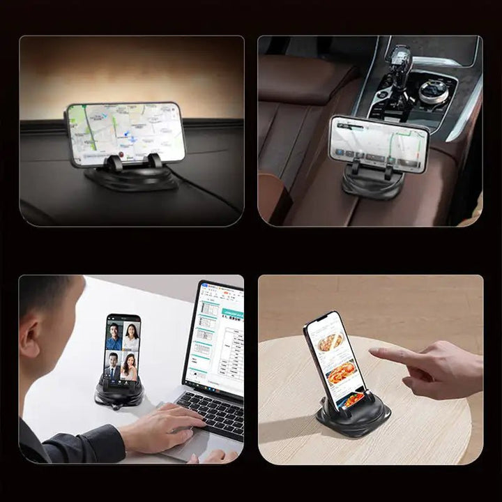 Skanto | Flexiview – 360° roterbar smarttelefonstativ for skrivebord, kjøkken og mer
