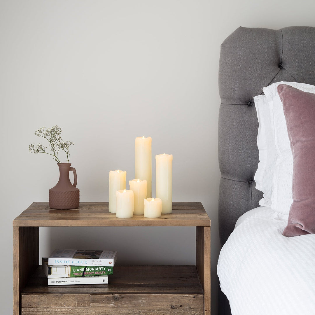 Skanto | LED flameless stearinlys sett med seks