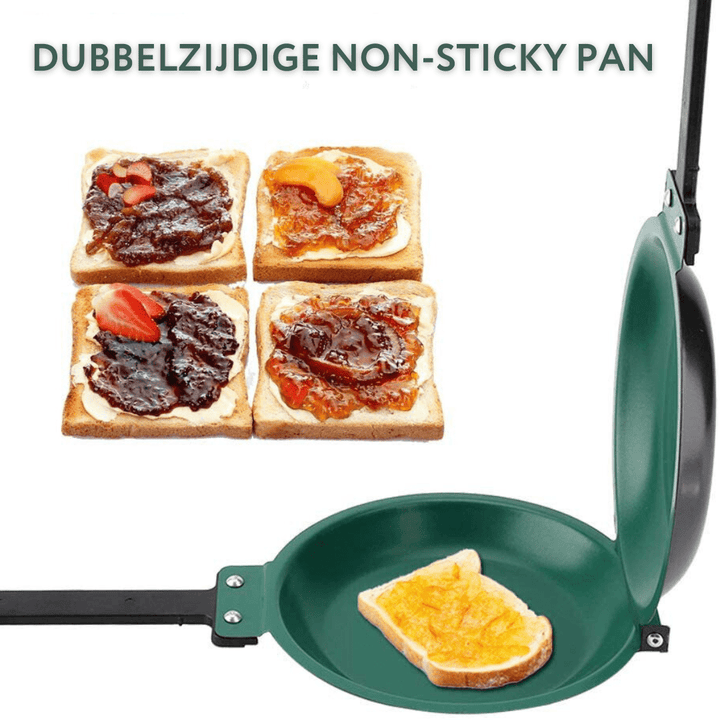Skanto | Flipchef – Non-Stick Vende Stekepanne for Uanstrengt Matlaging