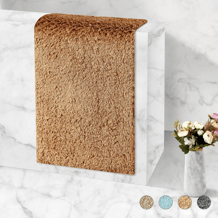 Skanto | Veloura Ultra-Absorberende Bade Matte | Plush sklisikker bade matte for komfort og sikkerhet