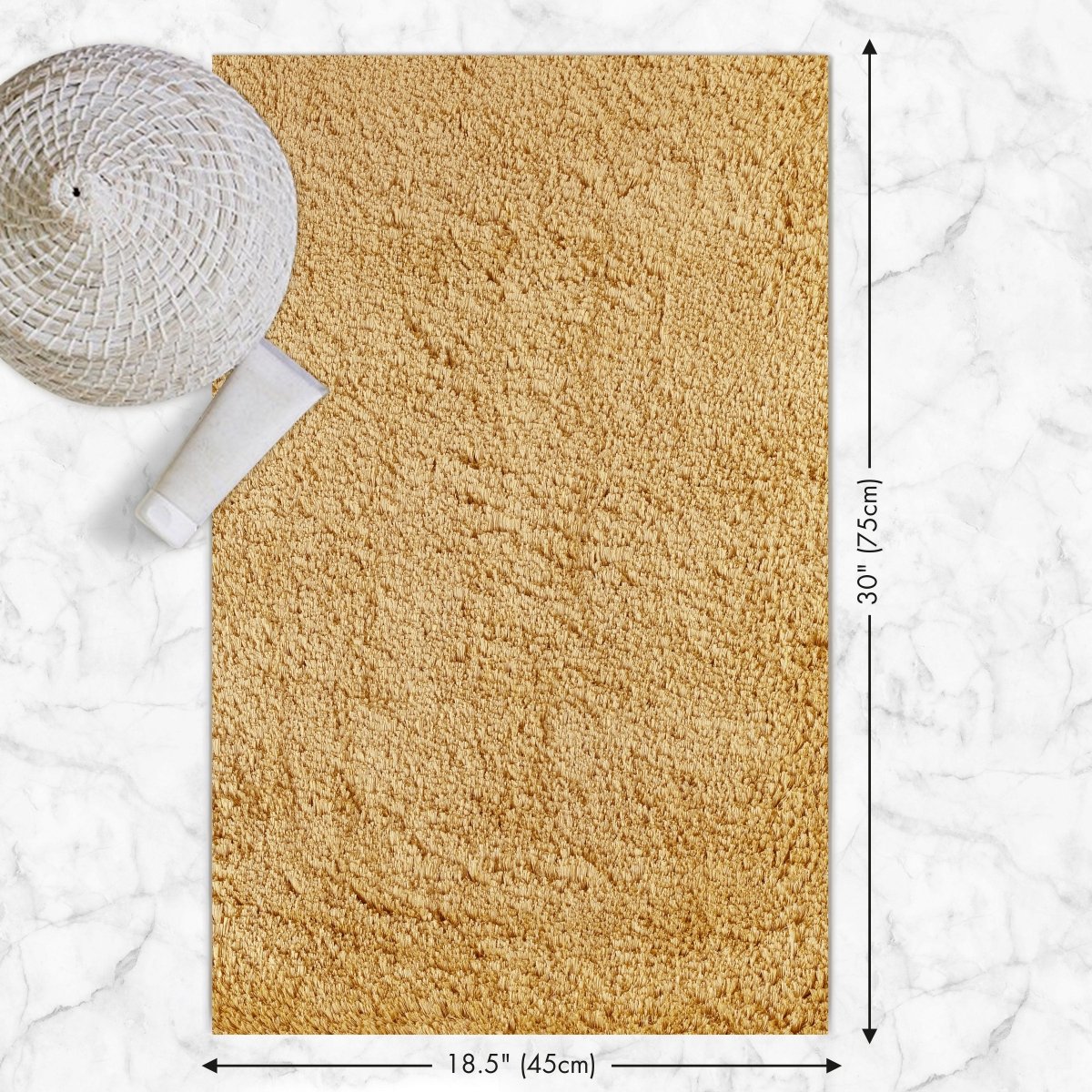 Norvo | Veloura Ultra-Absorberende Bade Matte | Plush sklisikker bade matte for komfort og sikkerhet