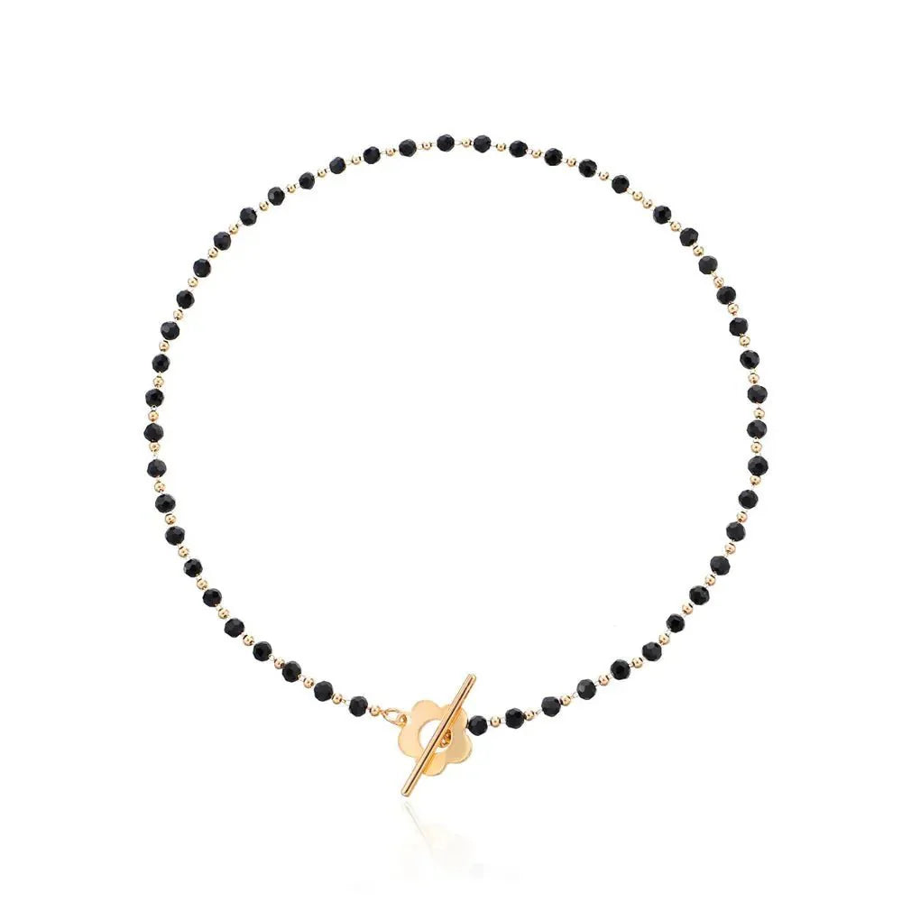 Skanto | Blomster Choker Blomst Lås Halskjede