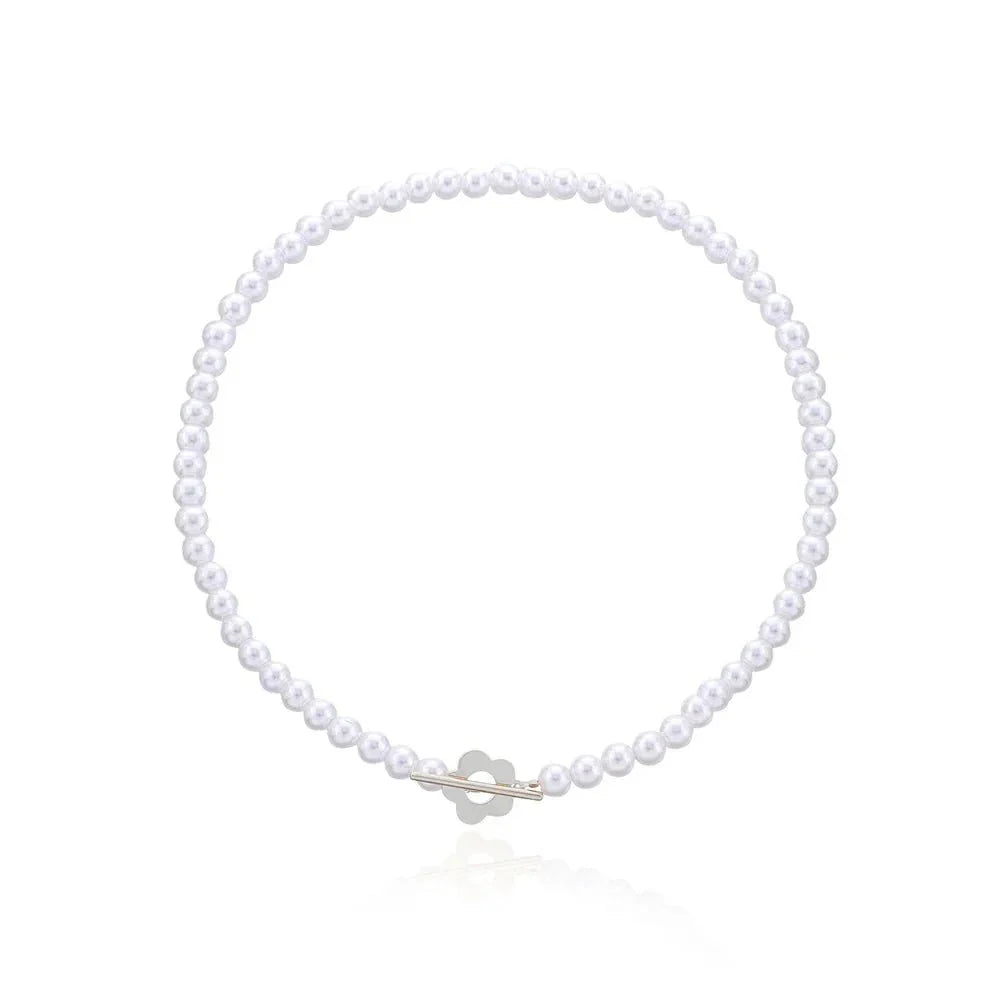Skanto | Blomster Choker Blomst Lås Halskjede