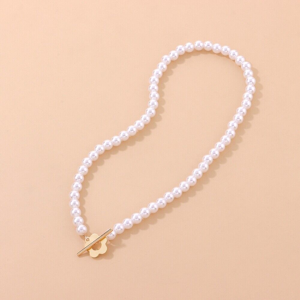 Skanto | Blomster Choker Blomst Lås Halskjede