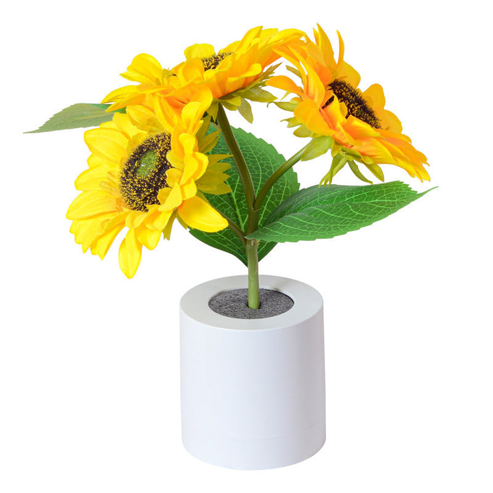 Skanto | Bordlampe Solsikke LED USB Oppladbart Lys