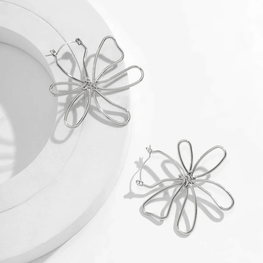 Skanto | Blomster Knotte Omriss Øredobber
