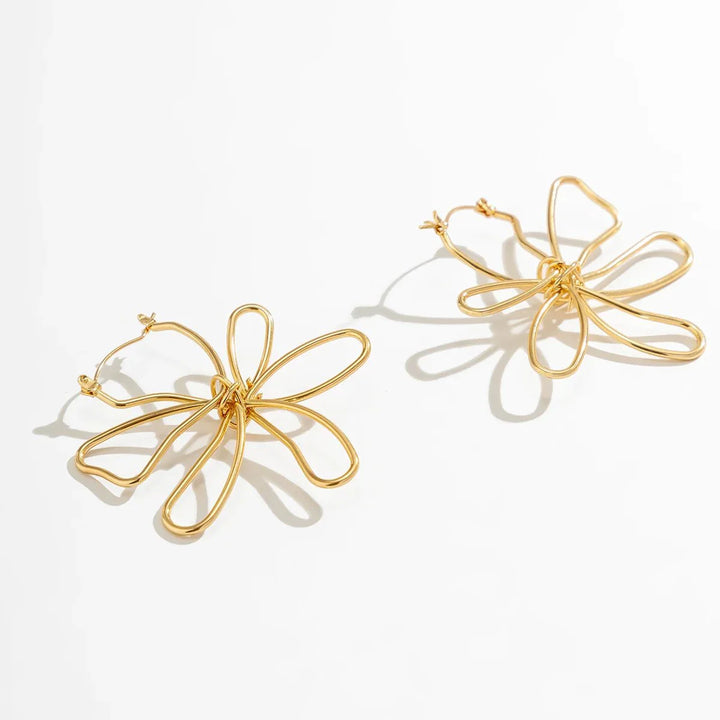 Skanto | Blomster Knotte Omriss Øredobber