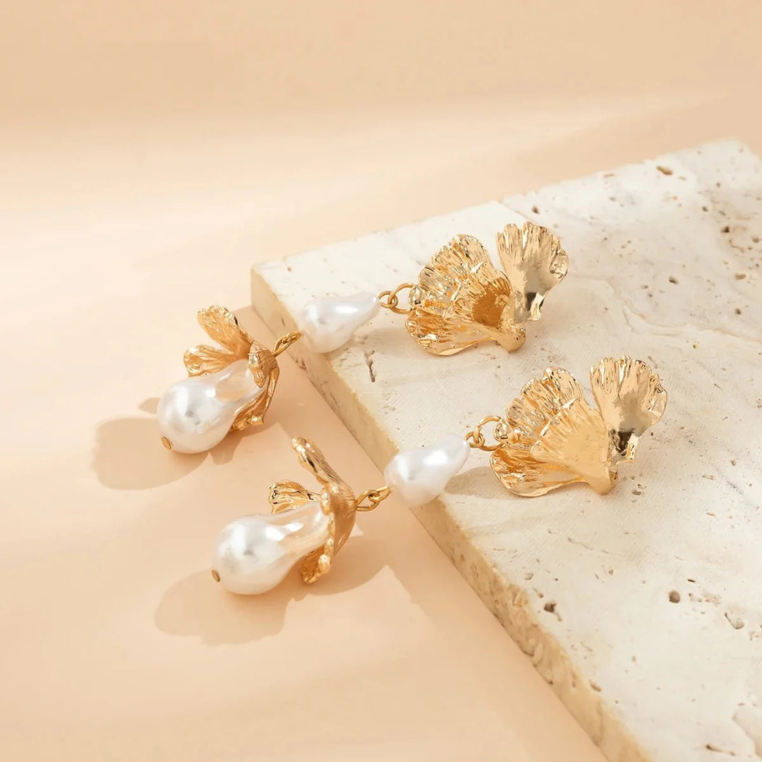 Skanto | Blomster Perle Blomstrende Øredobber