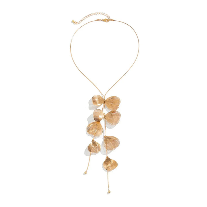Skanto | Blomsterblad Lariat Tårehalssmykke