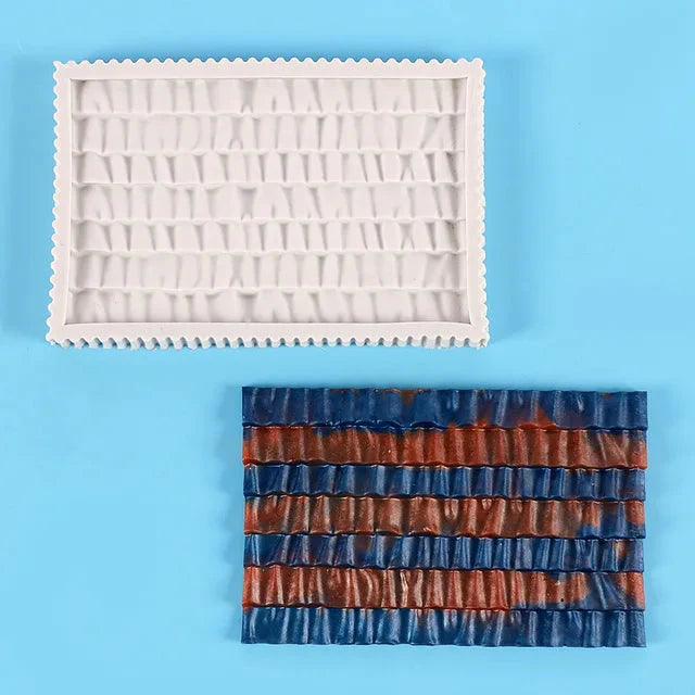 Blomst Fondant Kake Kant Dekorasjon Silikonform DIY Bakeverktøy | Skanto