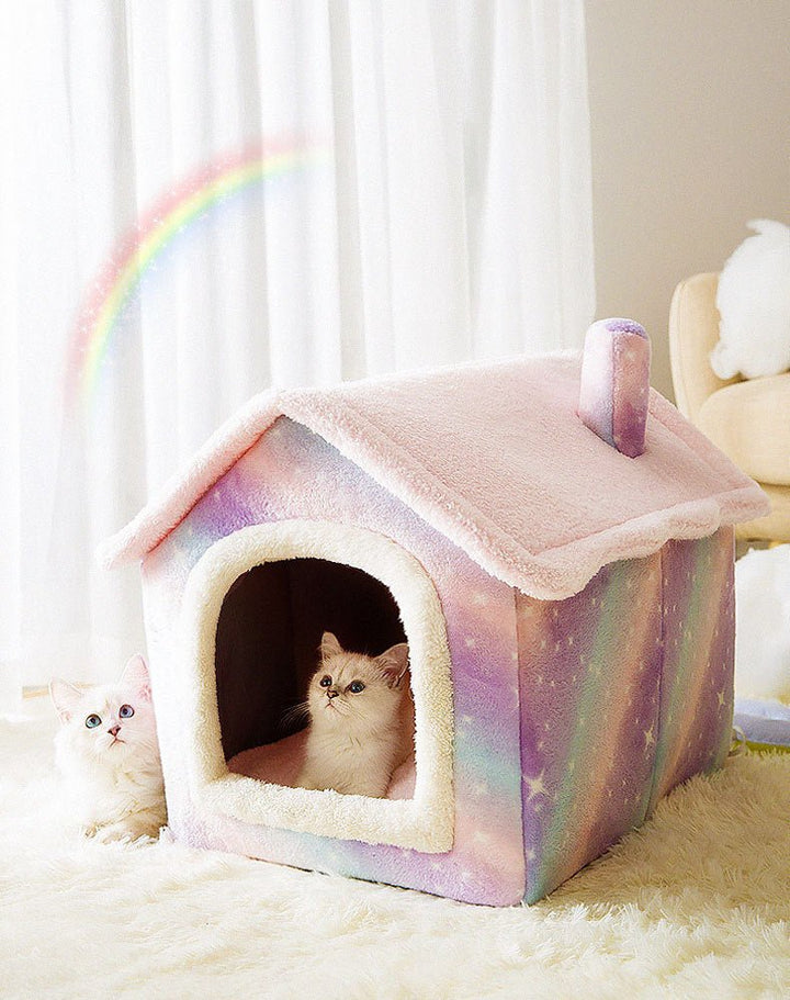 Skanto | FLUFFYHAVEN – Koselig Innendørs Seng for Små Hunder & Katter
