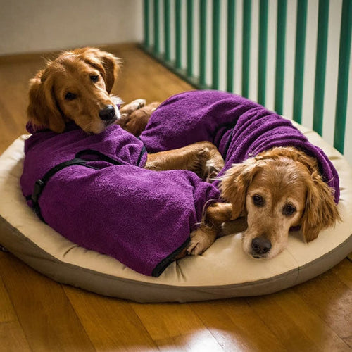 Fluffyheaven Liam Pet Badekåpe – Myk, Absorberende & Komfortabel Skanto