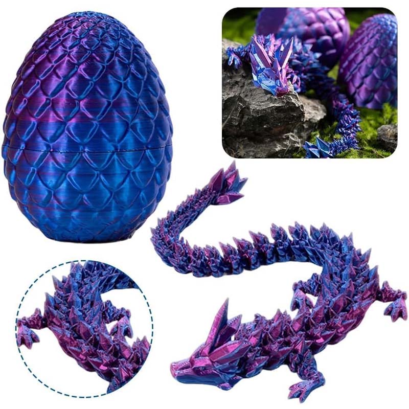 Skanto | Edelsten Drage Egg Ornamenter